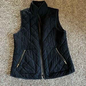 Old Navy Black Vest with Gold Accents